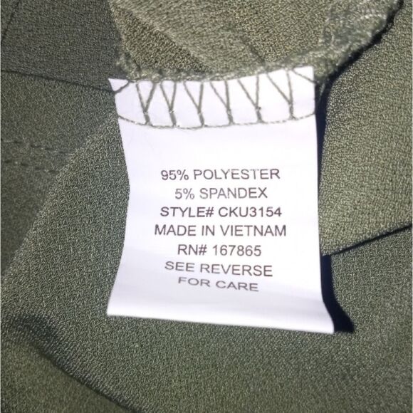 NY Collection Cuffed Sleeve Top - Picture 3 of 5